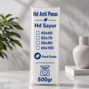 Plastik HD Anti Panas  Hd sayur Food Grade Tebal 0.26 Ukuran 40x60 50x70 50x80 60x100 1 Kg